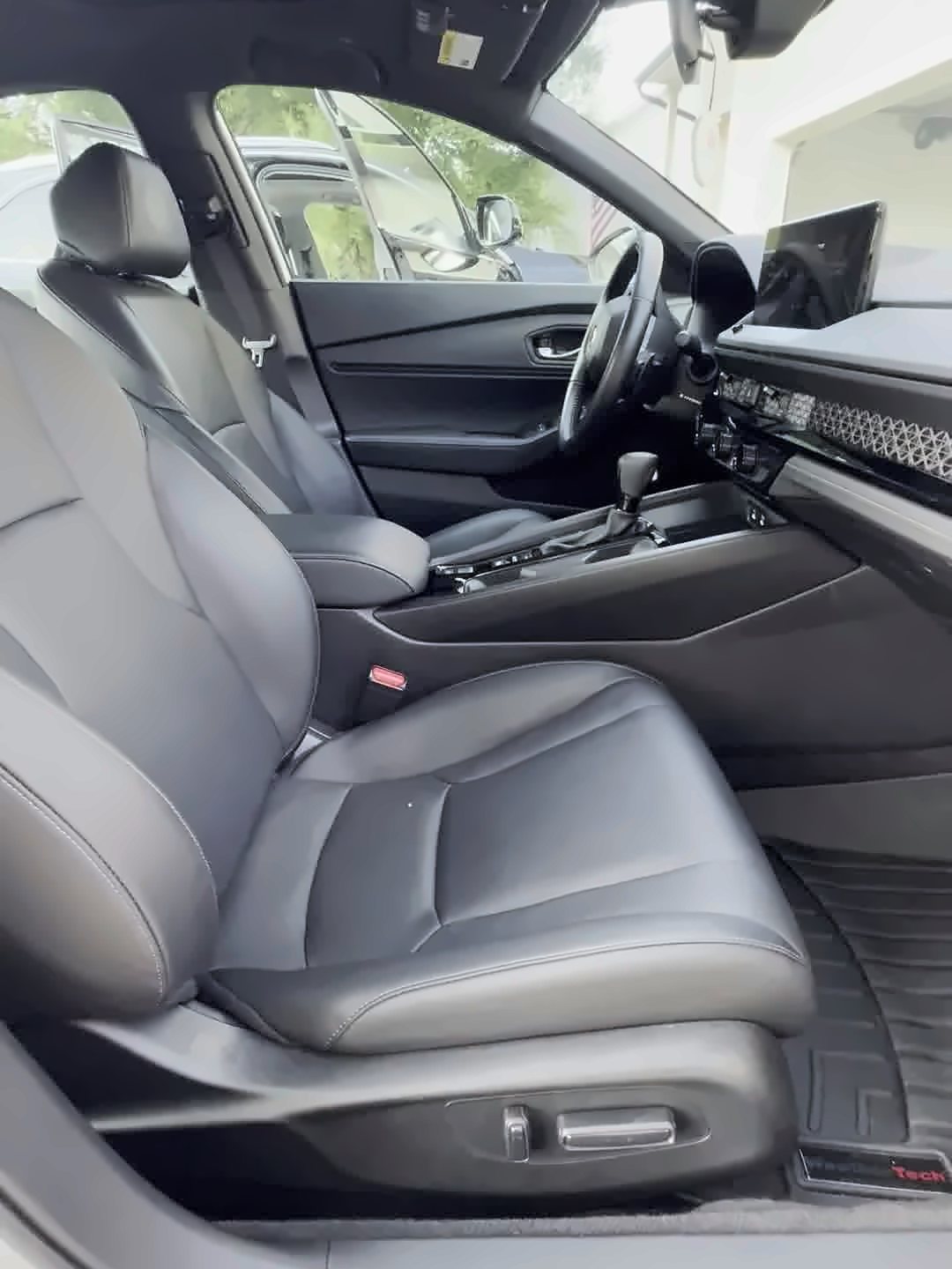 Honda Accord leather interior after detailing